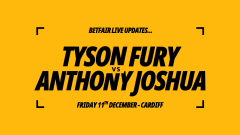 Image for Betfair updates, news and tips for Tyson Fury v Anthony Joshua